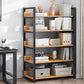 Offenes Metall -Holzbuchhandel Modern Home Wohnzimmer Bücherregal