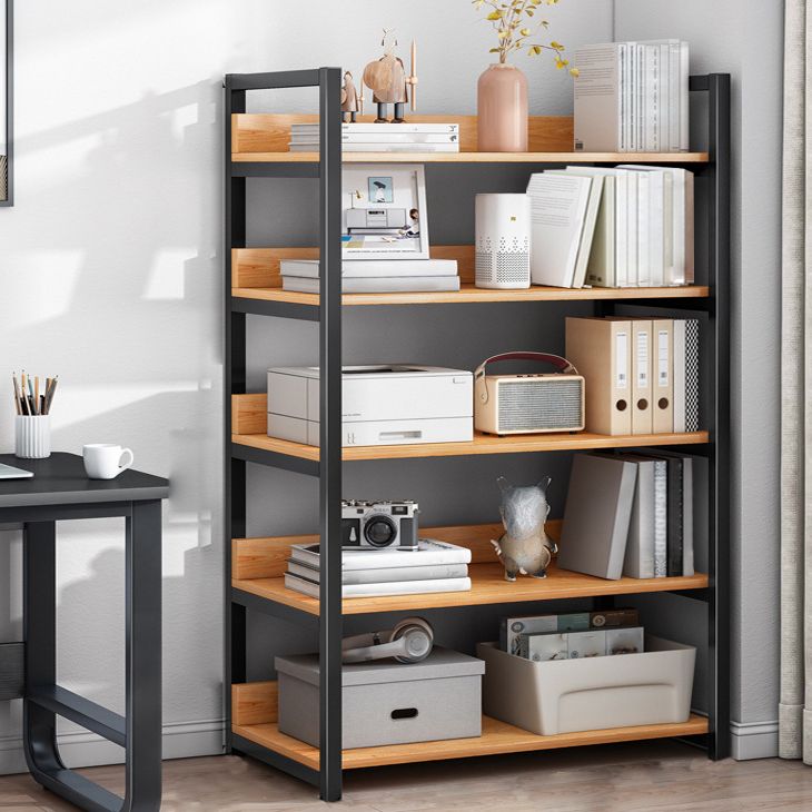 Offenes Metall -Holzbuchhandel Modern Home Wohnzimmer Bücherregal