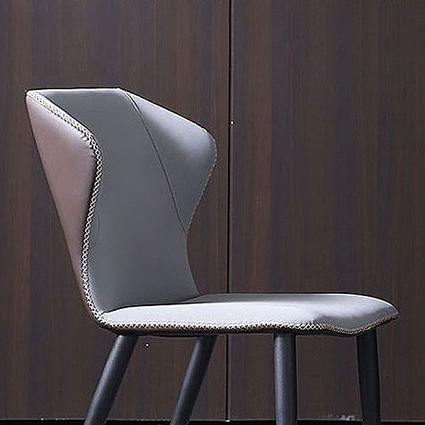 Contemporary Restaurant Leather Side Chair Wingback Dining Chairs Clearhalo ' kitchen&dining_furn' 'Dining Chairs' 'Dining Tables & Seating' 'dining_chair' 'furn' 'furn_dining_chair' 'Furniture' 'furniture_dining_chair' 'Kitchen & Dining Furniture' 'kitchen' 1200x1200_1c791c75-cd01-4797-b348-ebc752053326