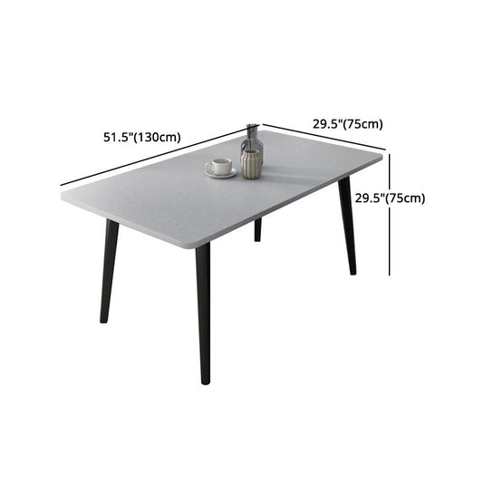 Modern Rectangle Dinette Set 1/3/4/5/6/7 Pieces Dining Table Set with Sintered Stone Top Clearhalo 'Dining Room Sets' 'Dining Tables & Seating' 'dining_room_set' 'furn' 'furn_dining_room_set' 'Furniture' 'furniture_dining_room_set' 'Kitchen & Dining Furniture' 1200x1200_1c7ac134-e83f-467e-9daf-433833ca049a