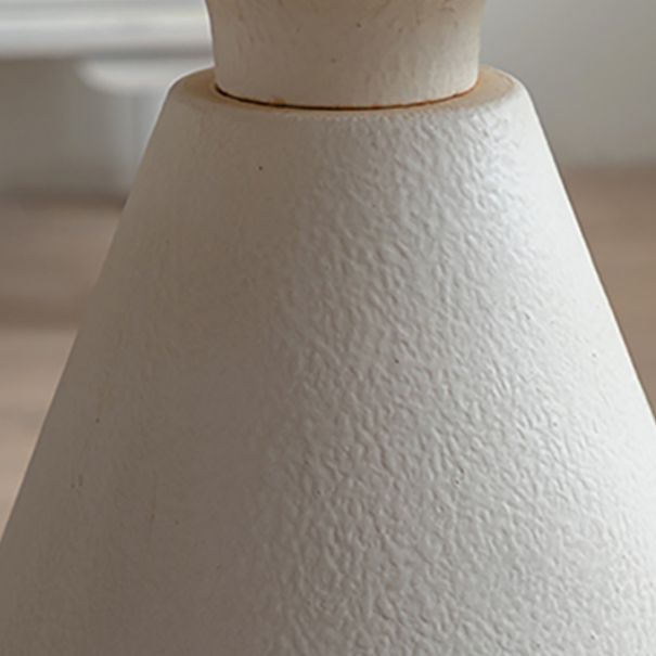 French Country Wooden Round Top Side Table Iron Pedestal End Table