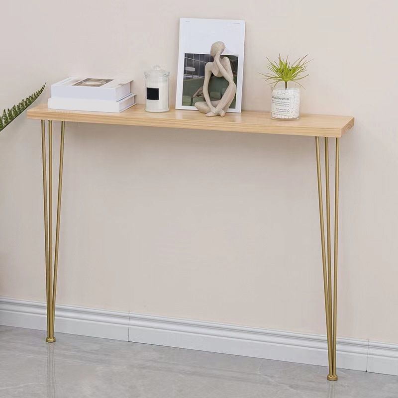 31.5 Inch Height Console Table Solid Wood Contemporary Console Clearhalo 'Console Tables' 'console_tables' 'Entry & Mudroom Furniture' 'furn' 'furn_console_tables' 'Furniture' 1200x1200_1c7c8e90-b32d-4a44-b3c0-193a9f224e21