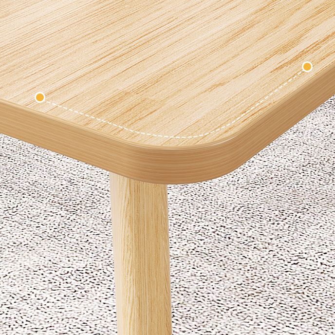 Minimalist Standard Kitchen Dining Set MDF Rectangle Shape Dining Set with 4 Legs Base Clearhalo 'Dining Room Sets' 'Dining Tables & Seating' 'dining_room_set' 'furn' 'furn_dining_room_set' 'Furniture' 'furniture_dining_room_set' 'Kitchen & Dining Furniture' 'kitchen&dining_furn' 'kitchen' 1200x1200_1c7e8507-6568-43e3-b9ec-60637fb8fff9