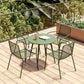 Outdoor Patio Arm Chair Metal Industrial Chairs with Slat Back Clearhalo 'Dining Chairs' 'Dining Tables & Seating' 'dining_chair' 'furn' 'furn_dining_chair' 'Furniture' 'Kitchen & Dining Furniture' 1200x1200_1c7eb413-59f8-4eb0-b4cd-f9654f320313