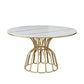 Home Dinner Room Kitchen Table Gold Base Stone and Iron Traditional Luxury Dining Table Clearhalo 'Dining Tables & Seating' 'Dining Tables' 'dining_table' 'furn' 'furn_dining_table' 'Furniture' 'furniture_dining_table' 'Kitchen & Dining Furniture' 1200x1200_1c820793-6c60-49be-be50-a865493bf9dd
