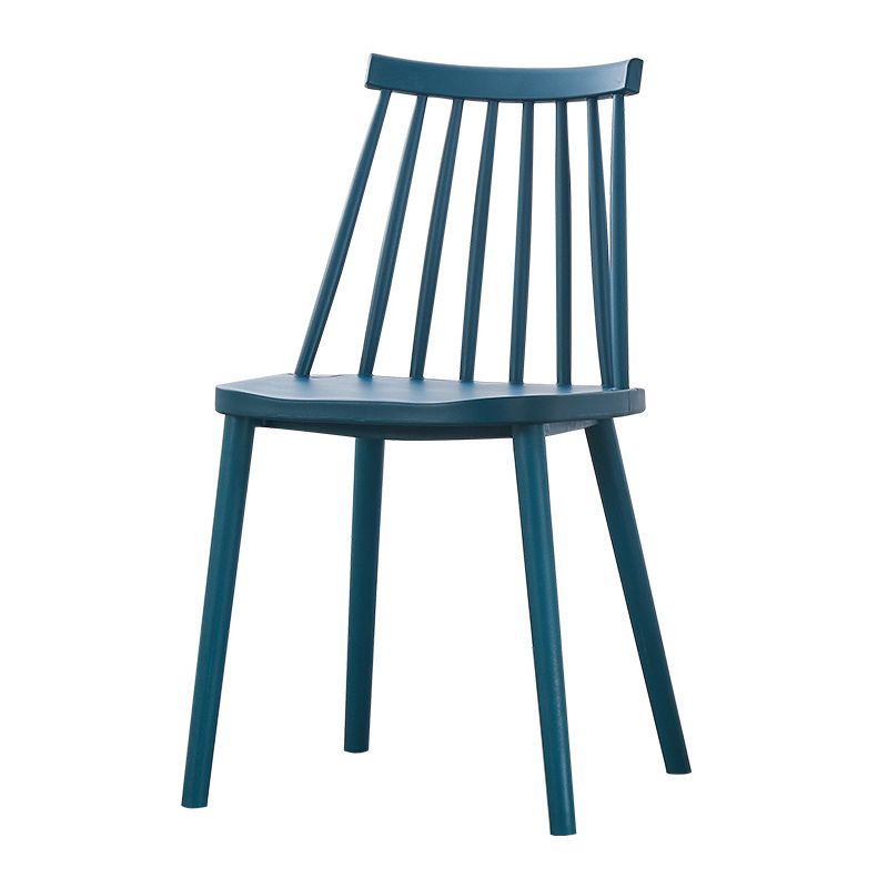 Scandinavian Plastic Chair 30"H Slat Back Side Chair Bedroom Dining Chair Clearhalo ' kitchen&dining_furn' 'Dining Chairs' 'Dining Tables & Seating' 'dining_chair' 'furn' 'furn_dining_chair' 'Furniture' 'furniture_dining_chair' 'Kitchen & Dining Furniture' 'kitchen' 1200x1200_1c82c92a-755f-4a8a-8fe8-dd1e9969816a