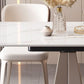 Gesinterde stenen tafel Glam eettafel voor eetkamer