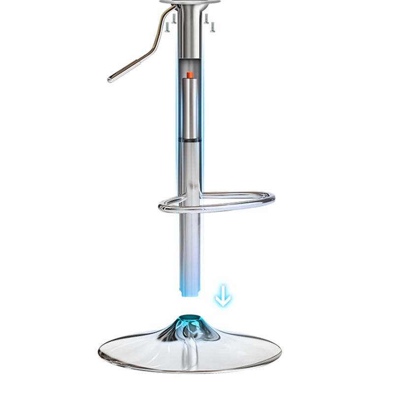 Modern Adjustable Height Bar Stool Swivel Plastic Low Back Counter Stool Clearhalo 'Bar Furniture' 'Bar Stools' 'bar_stools' 'furn' 'furn_bar_stools' 'furniture_bar_stools' 'Kitchen & Dining Furniture' 'kitchen&dining_furn' 'kitchen' 'kitchen_furn' Furniture' 1200x1200_1c8b80bc-9770-444b-8ff7-4162540ac00a