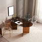 Glass Contemporary Free Form Dining Table Clear Glass Top Table for Dining Room Clearhalo ' dining_table' 'Dining Tables & Seating' 'Dining Tables' 'furn' 'furn_dining_table' 'Furniture' 'furniture_dining_table' 'Kitchen & Dining Furniture' 'kitchen&dining_furn' 'kitchen' 'kitchen_dining_table' 1200x1200_1c8cce43-5f80-4d18-890a-2eff08710461