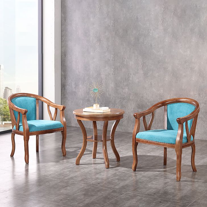 Traditional Solid Wood Dining Chair Linen Dining Arm Chair for Home Use Clearhalo ' kitchen&dining_furn' 'Dining Chairs' 'Dining Tables & Seating' 'dining_chair' 'furn' 'furn_dining_chair' 'Furniture' 'furniture_dining_chair' 'Kitchen & Dining Furniture' 'kitchen' 1200x1200_1c8dea5b-4459-40e6-9b13-7f7e29773587