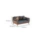 Black Faux Leather Flared Arm Chesterfield Sofa Industrial Style Seating Clearhalo 'furn' 'furn_sofas' 'Furniture' 'Living Room Furniture' 'Sofa' 'sofas' 1200x1200_1c8e1262-4e6a-4669-998d-933ed236be6e