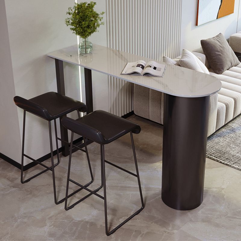 Modern Stone Counter Table 1/2/3 Pieces Bar Table Set for Living Room Clearhalo 'Bar Furniture' 'furn' 'furn_home_bar_bar_sets' 'Furniture' 'Home Bars & Bar Sets' 'home_bar_bar_sets' 'Kitchen & Dining Furniture' 1200x1200_1c8e6e70-19e1-4776-ab81-293b604d017e