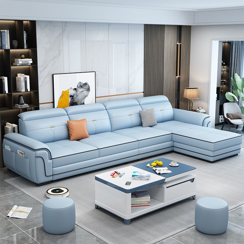 110.24"L x 59.06"W x 33.46"H 4-seat Sofa Cushion Back Sectionals with Storage Clearhalo 'furn' 'furn_sectionals' 'Furniture' 'furniture_sectionals' 'kitchen' 'kitchen_sectionals' 'Living Room Furniture' 'Sectionals' 1200x1200_1c8ee15f-68ce-44e1-9e47-4bb1266d57eb