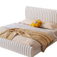Contemporary Solid Color Mattress Included with Headboard Rectangular Standard Bed