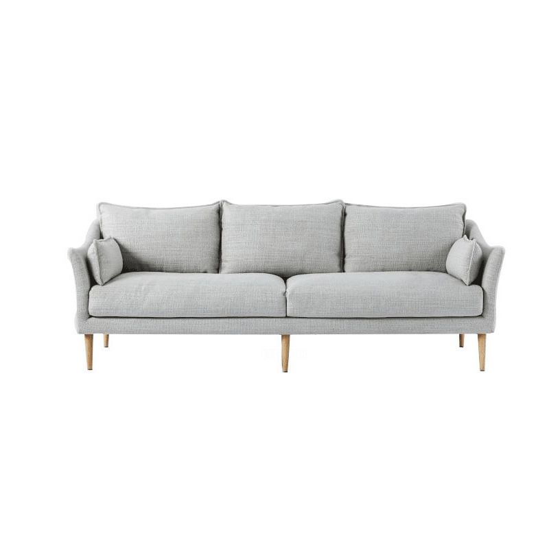 Standard Cushions Settee Furniture Modern Square Arm Loveseat in Grey Clearhalo 'furn' 'furn_sofas' 'Furniture' 'furniture_sofas' 'kitchen' 'kitchen_sofas' 'Living Room Furniture' 'Sofa' 'sofas' 1200x1200_1c98c3ff-2f09-4b8d-93a5-4db27bb5cfef