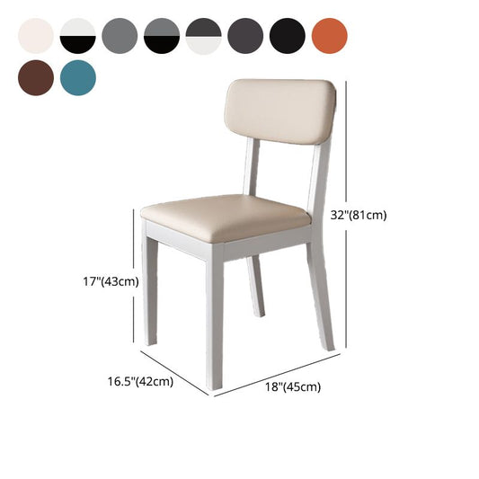 Glam Wood Chair Open Back Dining Side Chair for Dining Room with Upholstered Clearhalo 'Dining Chairs' 'Dining Tables & Seating' 'dining_chair' 'furn' 'furn_dining_chair' 'Furniture' 'furniture_dining_chair' 'Kitchen & Dining Furniture' 1200x1200_1c996620-8502-4c1f-8f73-e29a4d7402e0