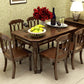Wooden Dining Room Set Traditional Standard Height with Rectangle Top Dining Furniture Clearhalo 'Dining Room Sets' 'Dining Tables & Seating' 'dining_room_set' 'furn' 'furn_dining_room_set' 'Furniture' 'furniture_dining_room_set' 'Kitchen & Dining Furniture' 'kitchen&dining_furn' 'kitchen' 1200x1200_1c9bde41-00dd-4511-843a-69d27c9098fd