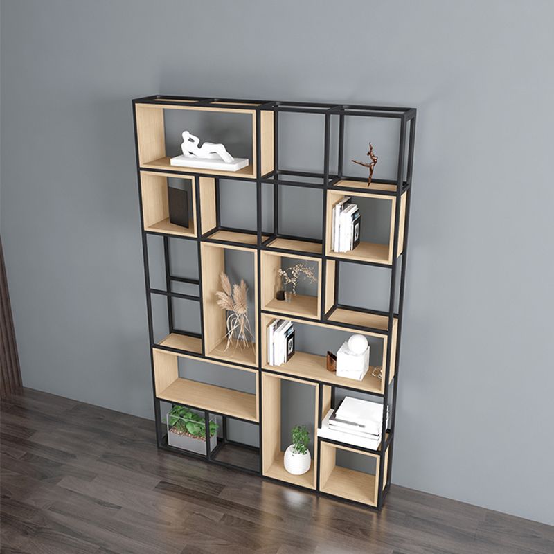 Modern Office Open Shelf Natural 11.81" W Engineered Wood Bookshelf Clearhalo 'Bookcases' 'furn' 'furn_bookcases' 'Furniture' 'Office Furniture' 1200x1200_1c9cd4ae-fc68-4cde-ae4e-99b60ddf63a0