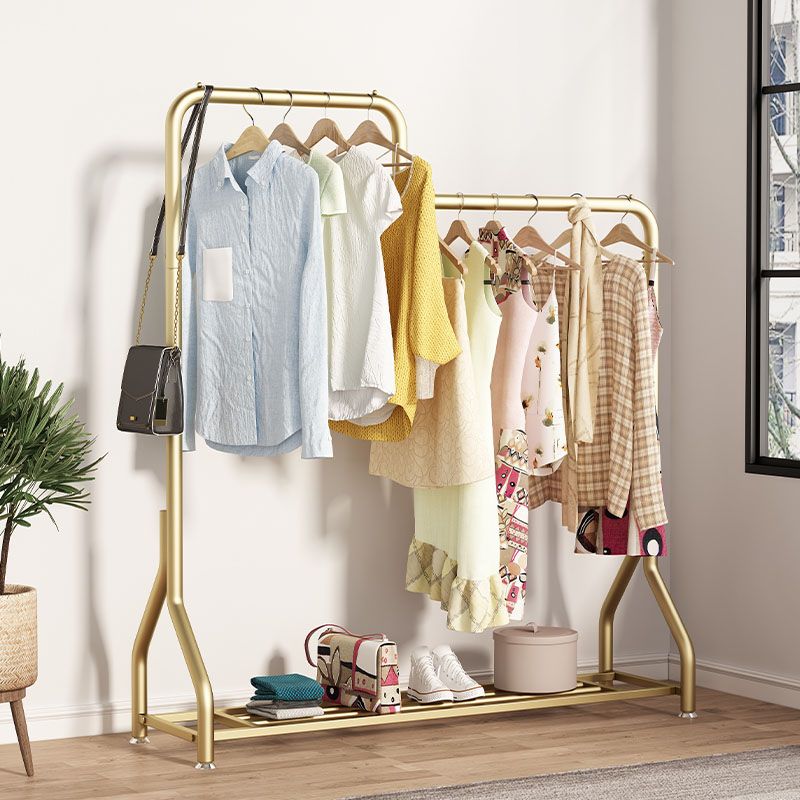 Albero moderno della sala in metallo con tappeto per appendiabiti per manuali da stoccaggio