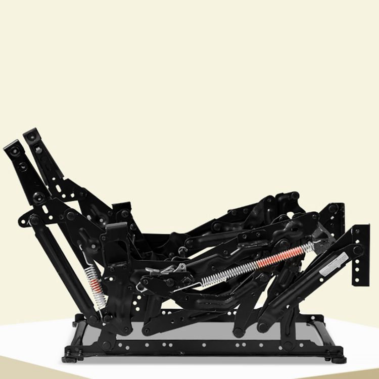 Tradizionale rociere girevole reclinabile in metallo standard in metallo