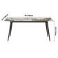 Simplicity Rectangle Dining Room Table Grey Sintered Stone Table with 4 Black Legs Clearhalo ' dining_table' 'Dining Tables & Seating' 'Dining Tables' 'furn' 'furn_dining_table' 'Furniture' 'furniture_dining_table' 'Kitchen & Dining Furniture' 'kitchen&dining_furn' 'kitchen' 'kitchen_dining_table' 1200x1200_1ca2f65a-ffcc-4829-896a-7bdf24eb2734