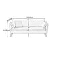 Modern Linen Tuxedo Arm Sofa with Bolster Pillows for Living Room, Apartment Clearhalo 'furn' 'furn_sofas' 'Furniture' 'furniture_sofas' 'kitchen' 'kitchen_sofas' 'Living Room Furniture' 'Sofa' 'sofas' 1200x1200_1ca3e68c-dc22-431a-9bae-13b220fa9ed1
