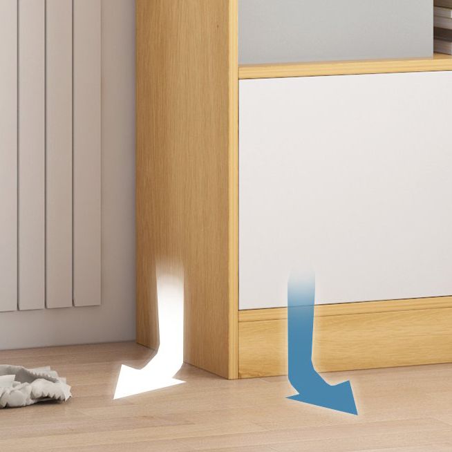 9.45" Wide Matte Finish Bookshelf Wood Standard Shelf Bookcase for Bedroom Clearhalo 'Bookcases' 'furn' 'furn_bookcases' 'Furniture' 'Office Furniture' 1200x1200_1ca5d034-6a3c-4331-bd12-0fb088525e7c