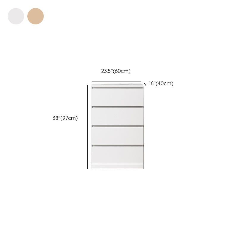 Cómoda de almacenamiento contemporánea Cómoda de madera de ingeniería para dormitorio con cajones
