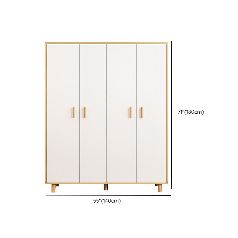 Rectangular Wardrobe Cabinet Modern Simple Wooden Wardrobe Cabinet