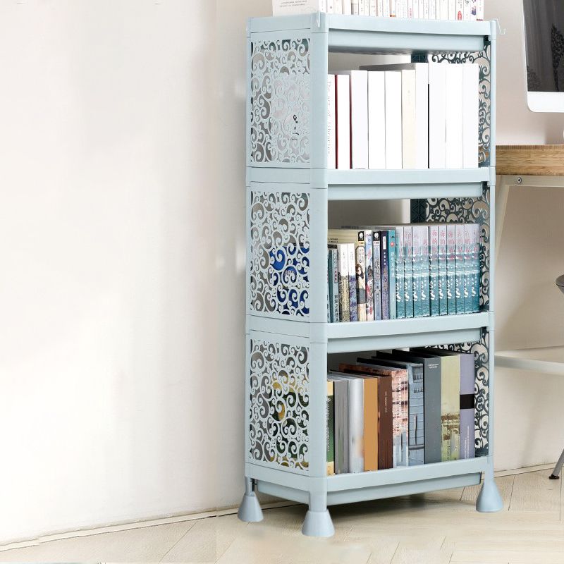 Contemporary Style Bookshelf Plastic Open Back Bookcase for Home Office Clearhalo 'Bookcases' 'furn' 'furn_bookcases' 'Furniture' 'furniture_bookcases' 'Office Furniture' 1200x1200_1cac853f-f774-4c43-9f3d-3c1be53385b8