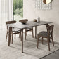Moderne eetset 1/3/4/5/6 stuks houten eettafel met armloze stoel