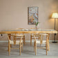 1/5 Pcs Solid Wood Dining Furniture Modern Style Dining Set for Home