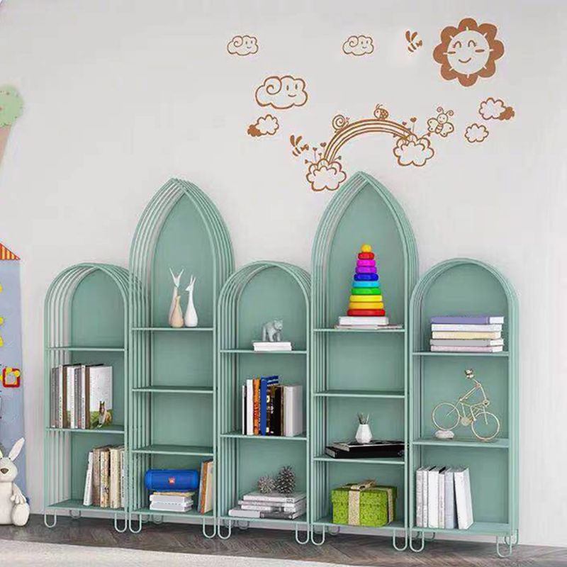 Modern Style Standard Bookshelf Closed Back Metal Bookcase for Home Clearhalo 'Bookcases' 'furn' 'furn_bookcases' 'Furniture' 'furniture_bookcases' 'Office Furniture' 1200x1200_1cb2be6c-68a6-4b92-9e0e-4cd772793f84