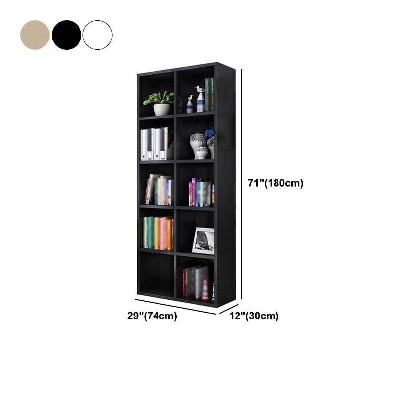 Manufactured Wood Standard Bookshelf Scandinavian Bookshelf for Study Room Clearhalo 'Bookcases' 'furn' 'furn_bookcases' 'Furniture' 'furniture_bookcases' 'Office Furniture' 1200x1200_1cb308c9-9196-44f2-8837-dfa320987871