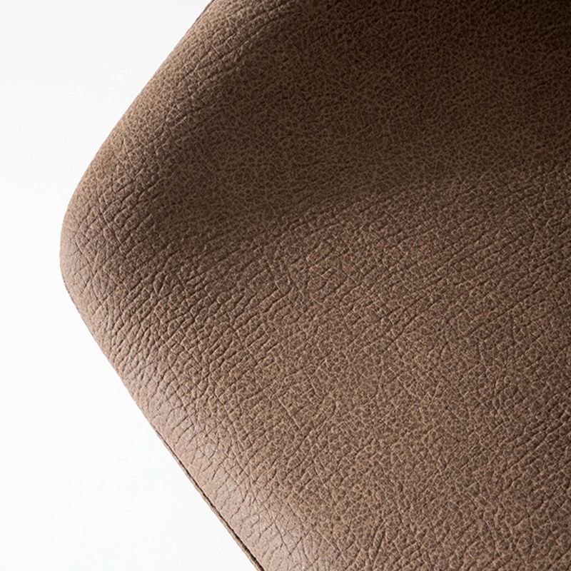 Sgabello da bar imbottito da bar per interni contemporanei con base in metallo