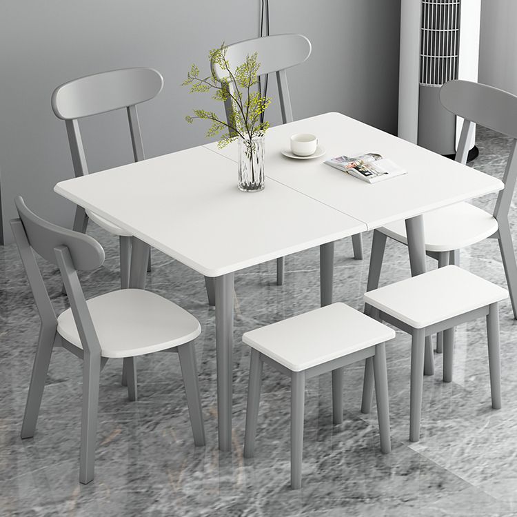 Moderno templado de piedra templada Juego de comedor de 4 patas Base para cocina