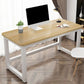 Rectangular Shaped Office Writing Table Wood in Natural with Metal Legs Clearhalo 'furn' 'furn_office_desk' 'Furniture' 'Office Desks' 'Office Furniture' 'office_desk' 1200x1200_1cb82ae5-ed77-4810-b85b-dbbde8cd4f2a