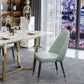 Glam Wood Dining Room Chairs Upholstered Armless Dining Chairs for Home Use (Set of 2) Clearhalo ' kitchen&dining_furn' 'Dining Chairs' 'Dining Tables & Seating' 'dining_chair' 'furn' 'furn_dining_chair' 'Furniture' 'furniture_dining_chair' 'Kitchen & Dining Furniture' 'kitchen' 1200x1200_1cb93efe-d006-4270-ae41-06f373c8b448