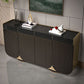 Glam Sideboard Stone Sideboard Buffet with Drawers for Dining Room Clearhalo 'buffet_sideboard' 'Buffets & Sideboards' 'furn' 'furn_buffet_sideboard' 'Furniture' 'Kitchen & Dining Furniture' 1200x1200_1cb9b43b-3b73-4a43-9fdd-327abae14290