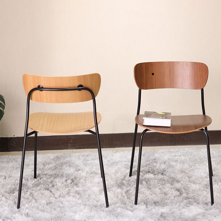 Industrial Indoor-Outdoor Armless Chair Metal Open Back Dining Chair Clearhalo ' kitchen&dining_furn' 'Dining Chairs' 'Dining Tables & Seating' 'dining_chair' 'furn' 'furn_dining_chair' 'Furniture' 'furniture_dining_chair' 'Kitchen & Dining Furniture' 'kitchen' 1200x1200_1cbd22d7-ab62-46fa-9a73-a49d9495e5cc