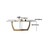 Noordse glamoureuze stijl gesinterde stenen ronde tafel set 1/5/6 stukken eetgelegenheid set