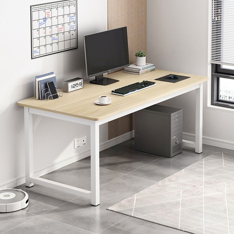 Contemporary Dormitory Writing Desk Rectangular Wooden Writing Desk Clearhalo 'furn' 'furn_office_desk' 'Furniture' 'furniture_office_desk' 'Office Desks' 'Office Furniture' 'office_desk' 1200x1200_1cbef7c1-310d-4a59-bb0a-5a6c3422ec47
