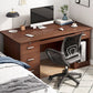 Engineered Wood Writing Desk Modern Executive Desk with Drawers Clearhalo 'furn' 'furn_office_desk' 'Furniture' 'Office Desks' 'Office Furniture' 'office_desk' 1200x1200_1cbfaa1c-0570-45fd-9976-33ec55ce6a7f