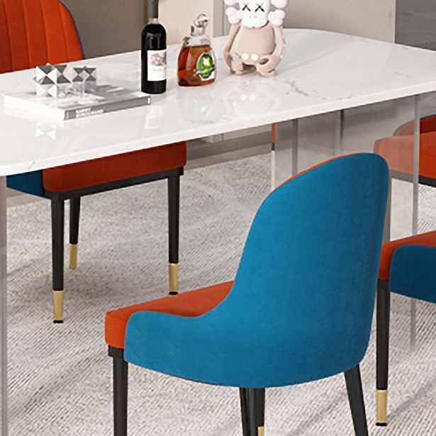 1/2/5/7 Pieces Modern Dining Set with Rectangle Table and Red Chairs Dinette Set Clearhalo 'Dining Room Sets' 'Dining Tables & Seating' 'dining_room_set' 'furn' 'furn_dining_room_set' 'Furniture' 'furniture_dining_room_set' 'Kitchen & Dining Furniture' 'kitchen&dining_furn' 'kitchen' 1200x1200_1cc1b1da-240e-4e3f-b95d-0b5f674c6e88