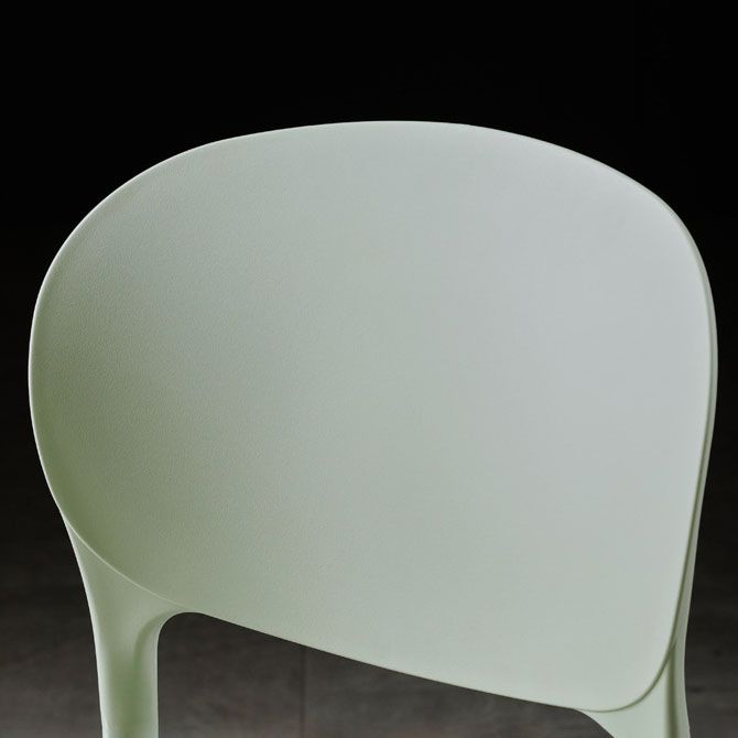 Scandinavian Plastic Conference Room Side Chair Matte Finish Open Back Dining Chair Clearhalo ' kitchen&dining_furn' 'Dining Chairs' 'Dining Tables & Seating' 'dining_chair' 'furn' 'furn_dining_chair' 'Furniture' 'furniture_dining_chair' 'Kitchen & Dining Furniture' 'kitchen' 1200x1200_1cc1b4c0-a394-4fe3-88c8-fccc68ae5b57