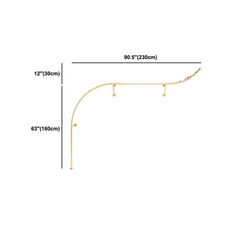 Gorgeous Style Coat Hanger Metal Wall Mounted Coat Rack Living Room Clearhalo 'Entry & Mudroom Furniture' 'furn' 'furn_hall_tree_coat_racks' 'Furniture' 'Hall Trees & Coat Racks' 'hall_tree_coat_racks' 1200x1200_1cc2d6ae-f843-43b4-81da-a2b420480f41