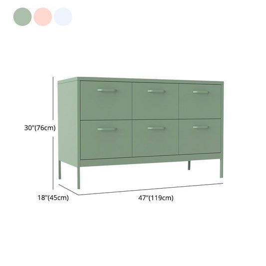 Contemporary Style Side Board Metal Sideboard for Dining Room Clearhalo 'buffet_sideboard' 'Buffets & Sideboards' 'furn' 'furn_buffet_sideboard' 'Furniture' 'Kitchen & Dining Furniture' 1200x1200_1cc58515-7b3a-46b9-9068-c2ce5362da6a
