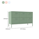 Contemporary Style Side Board Metal Sideboard for Dining Room Clearhalo 'buffet_sideboard' 'Buffets & Sideboards' 'furn' 'furn_buffet_sideboard' 'Furniture' 'Kitchen & Dining Furniture' 1200x1200_1cc58515-7b3a-46b9-9068-c2ce5362da6a