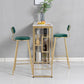 1/2/3 pezzi Contemporary and Rectangular Bar sgabello e set da tavolo