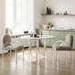 Acryl poten eetmeubelset 1/2/3/4 stuks ronde tafel met gestoffeerde stoelen
